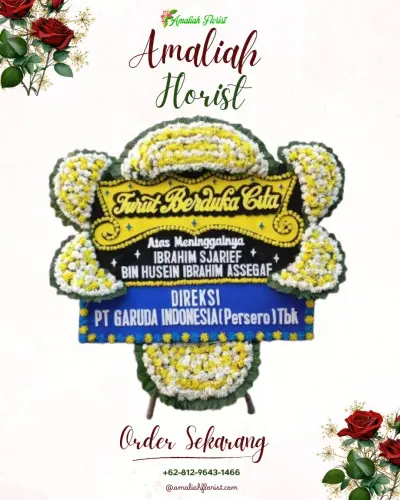Papan Bunga Duka di Lirboyo
