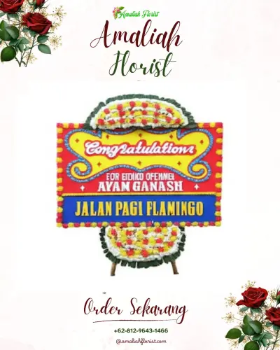 Bunga Papan Congratulation di Lirboyo